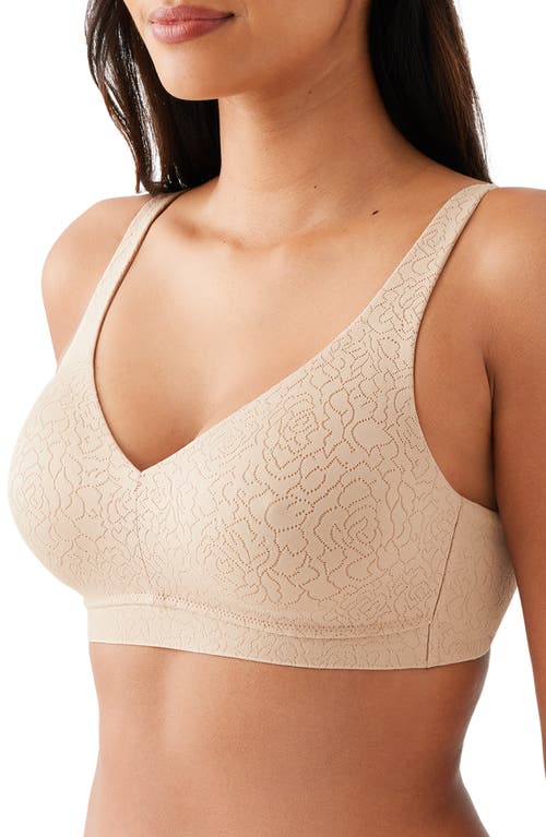 Wacoal Inside Job Side Support Wire Free Bra In Sand
