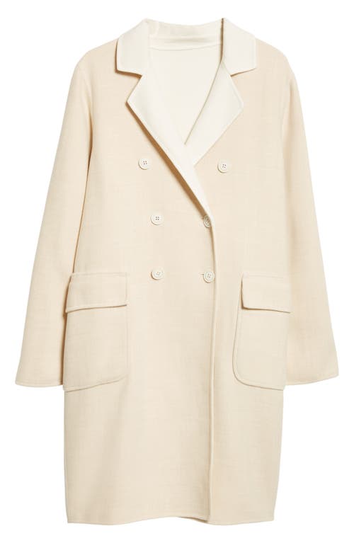 ELEVENTY ELEVENTY DOUBLE BREASTED DOUBLE FACE WOOL COAT 