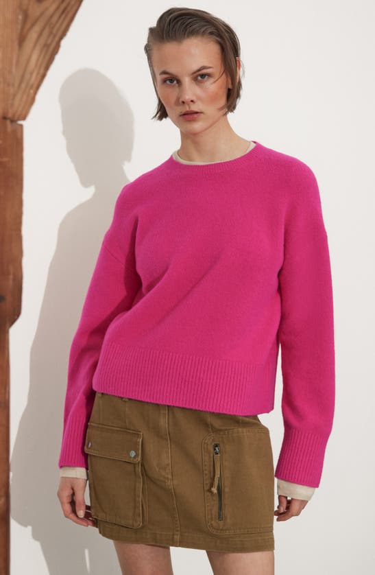 Shop & Other Stories Crewneck Sweater In Hot Pink