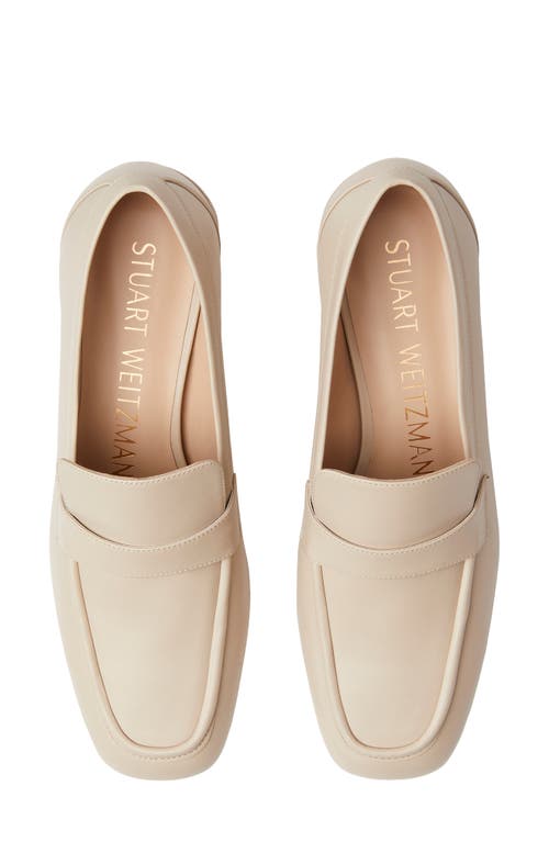 Shop Stuart Weitzman Sleek 35 Loafer In Dune