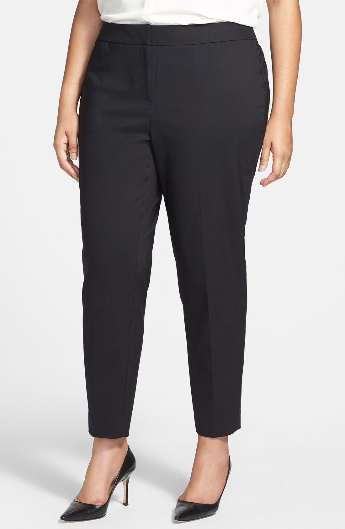 Sejour Stretch Ankle Pants (Plus Size) Nordstrom