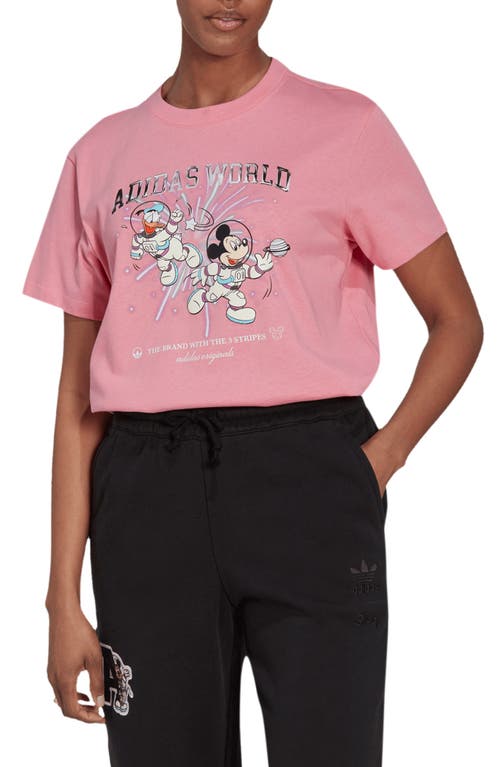 adidas Disney Graphic Tee in Bliss Pink | Smart Closet