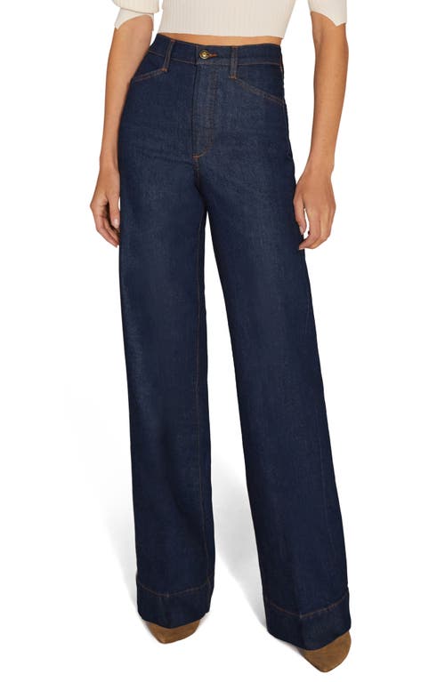 Favorite Daughter The Mischa Super High Waist Wide Leg Jeans in Pepper at Nordstrom, Size 27