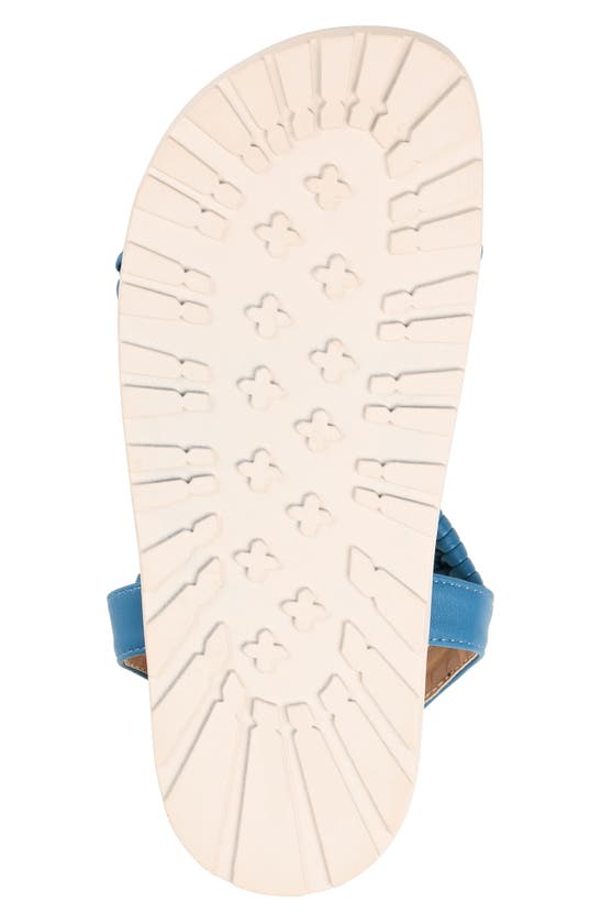 Journee Collection Women's Josee Flat Sandals Women's Shoes In Blue