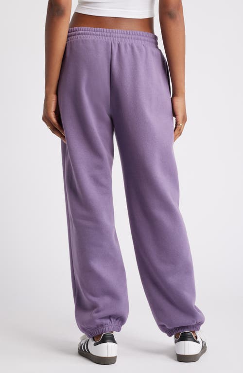 Shop Bp. Oversize Fleece Joggers In Purple Montana