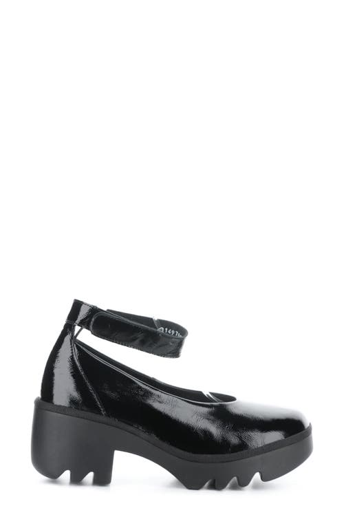 Shop Fly London Tiry Ankle Strap Pump In 007 Black Nappalak