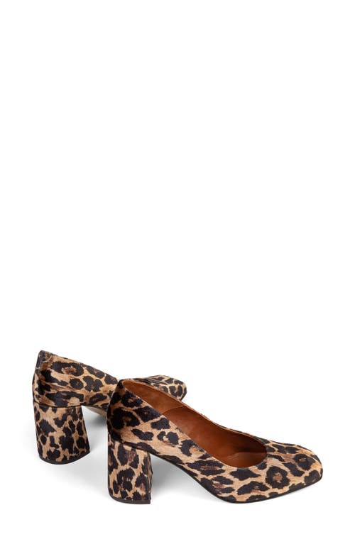 Penelope Chilvers Gamine Leopard Pattern Pump In Brown