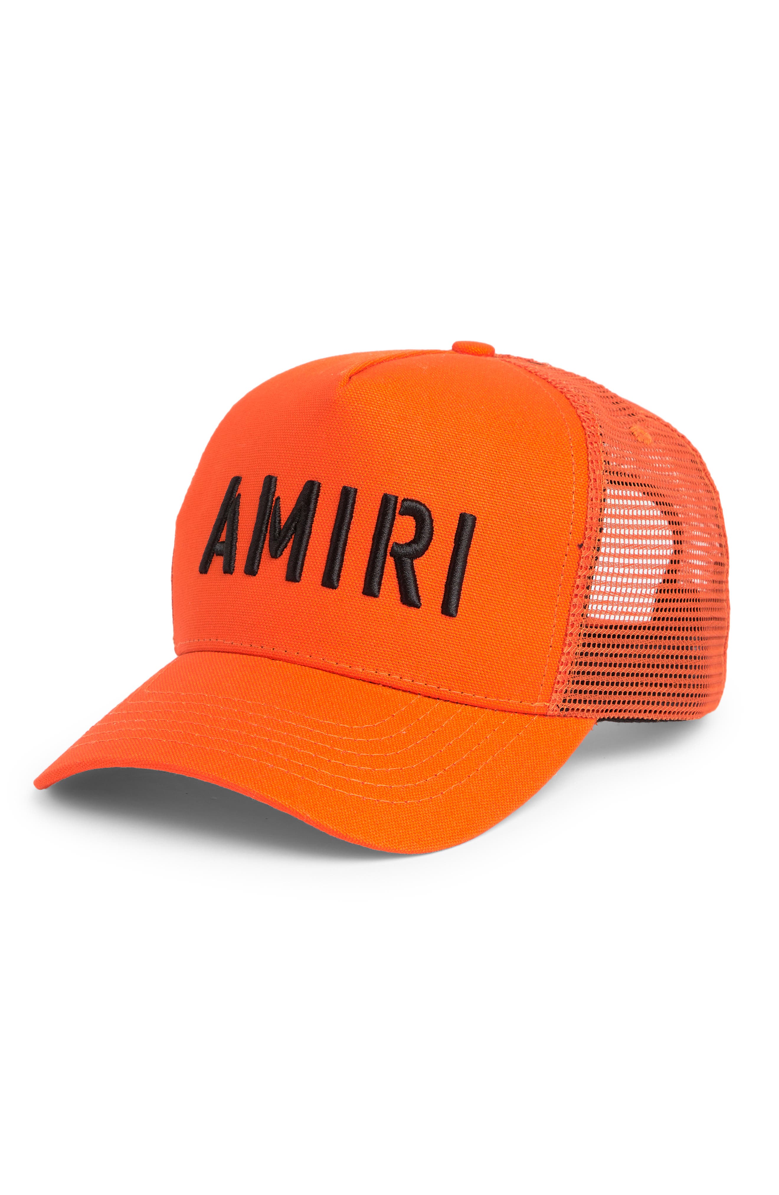 a orange hat