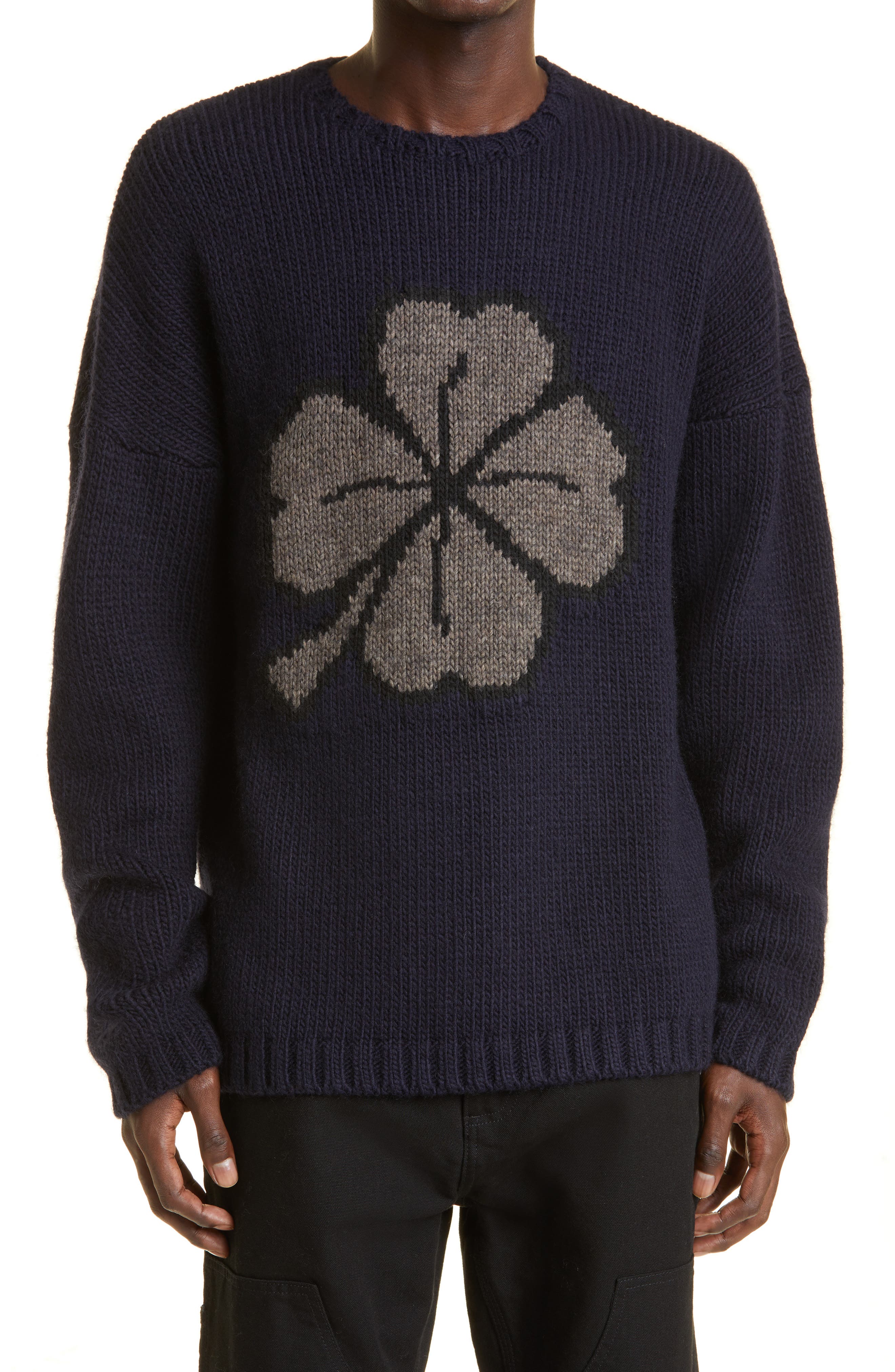 OUR LEGACY 21AW LUCKY CLOVER KNIT 50-