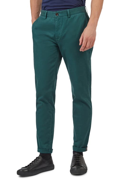 Signature Slim Fit Stretch Cotton Chinos in Ocean Green