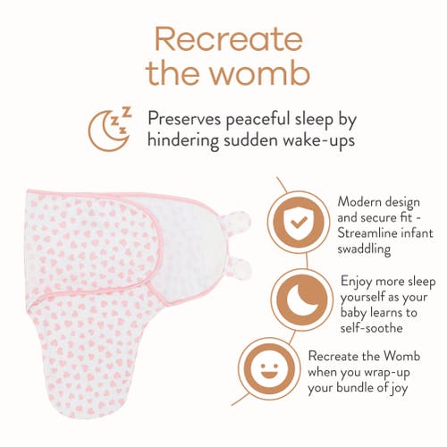 Comfy Cubs Easy Swaddle Blanket In Pink