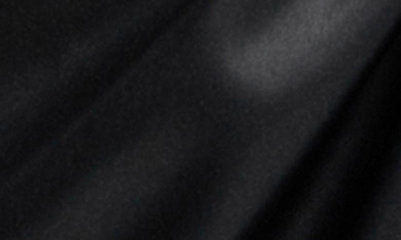 Mango Knot Leather-effect Mini Skirt Black In Black