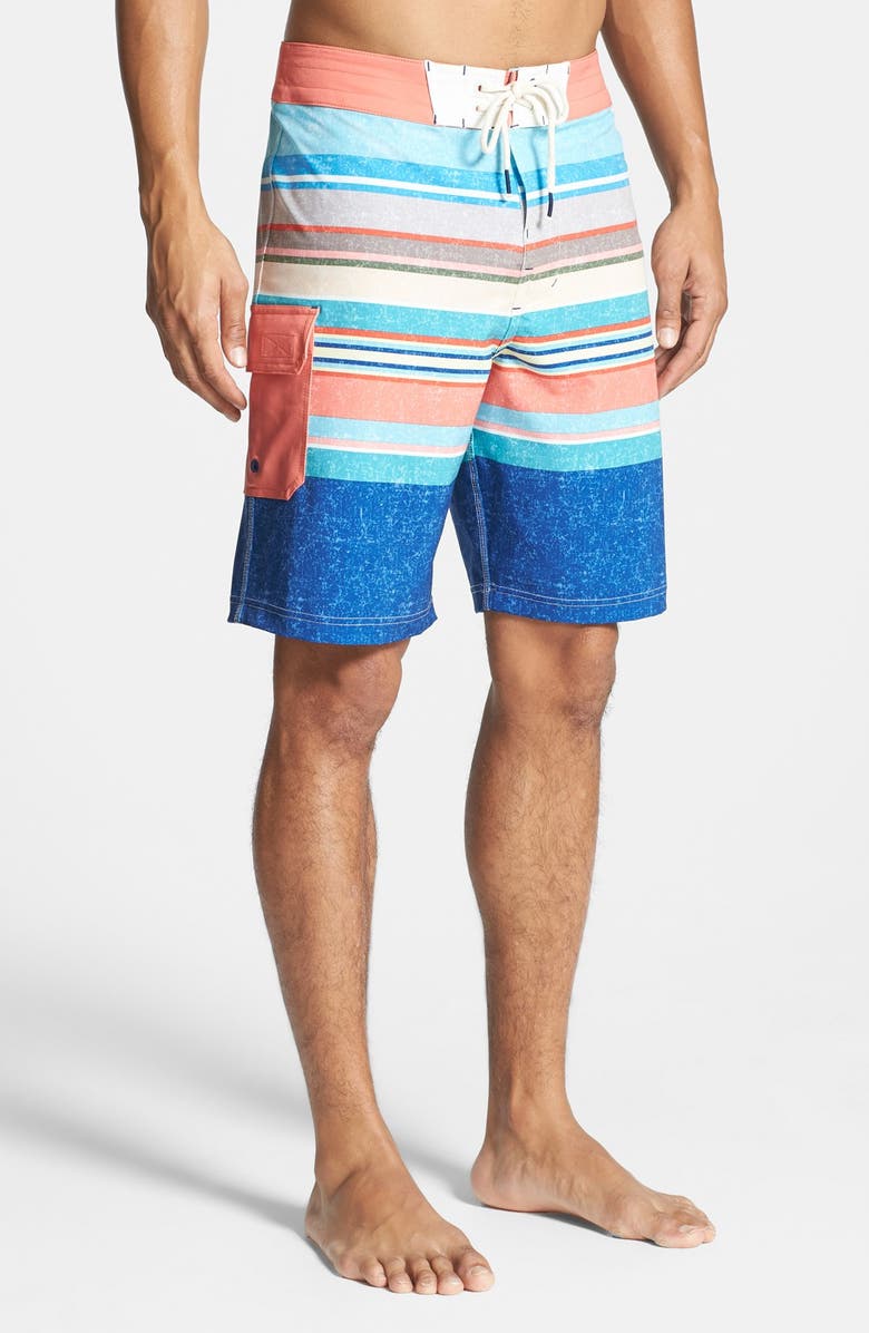 Sperry 'Surfer Bum Stripe' Board Shorts | Nordstrom