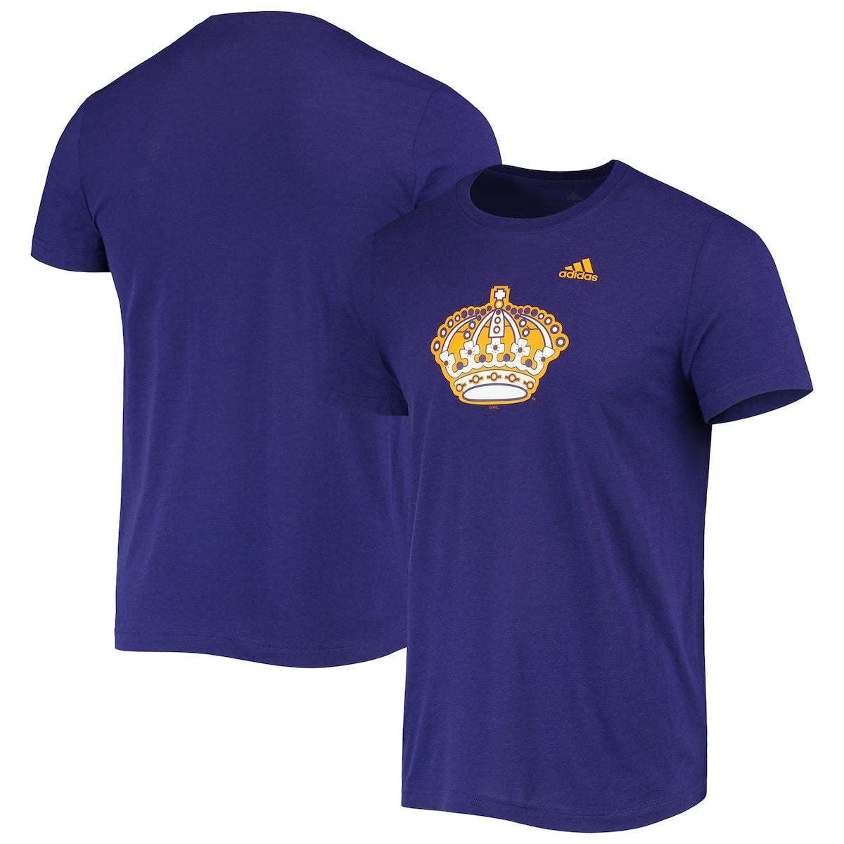 Men's adidas Purple Los Angeles Kings Classics Tri-Blend T-Shirt