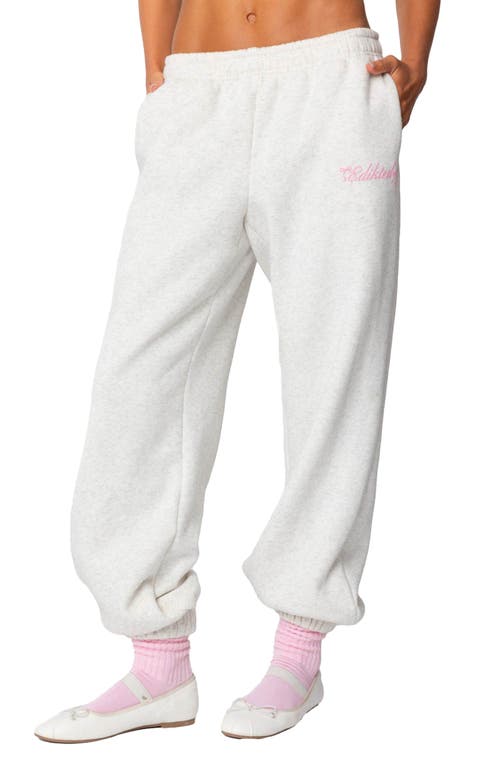 EDIKTED EDIKTED SASHA BOW DETAIL SWEATPANTS