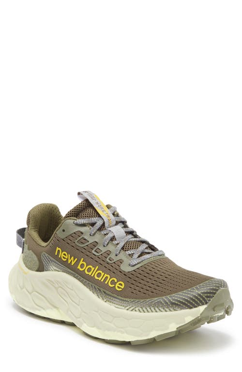 New Balance Fresh Foam X More Trail V3 Sneaker Dark Camo/Dark Olivine at Nordstrom,