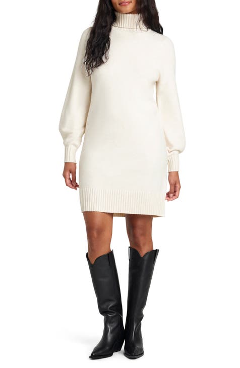 All white sweater dress hotsell