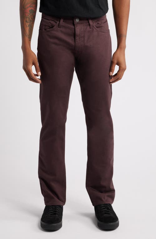 Mavi Jeans Jake Modern Slim Fit 5-pocket Pants In Burgundy Athletic
