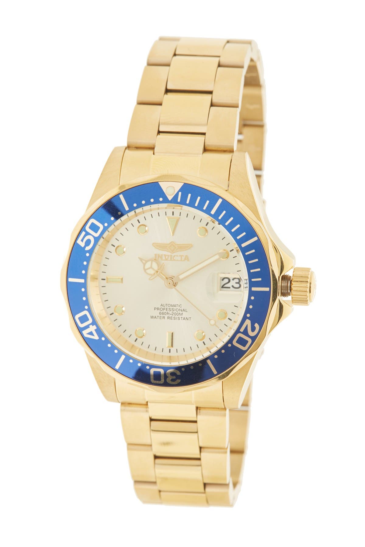 invicta water resistant 200m