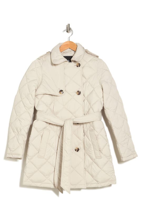 Sam Edelman Quilted Trench Boat In Pebble
