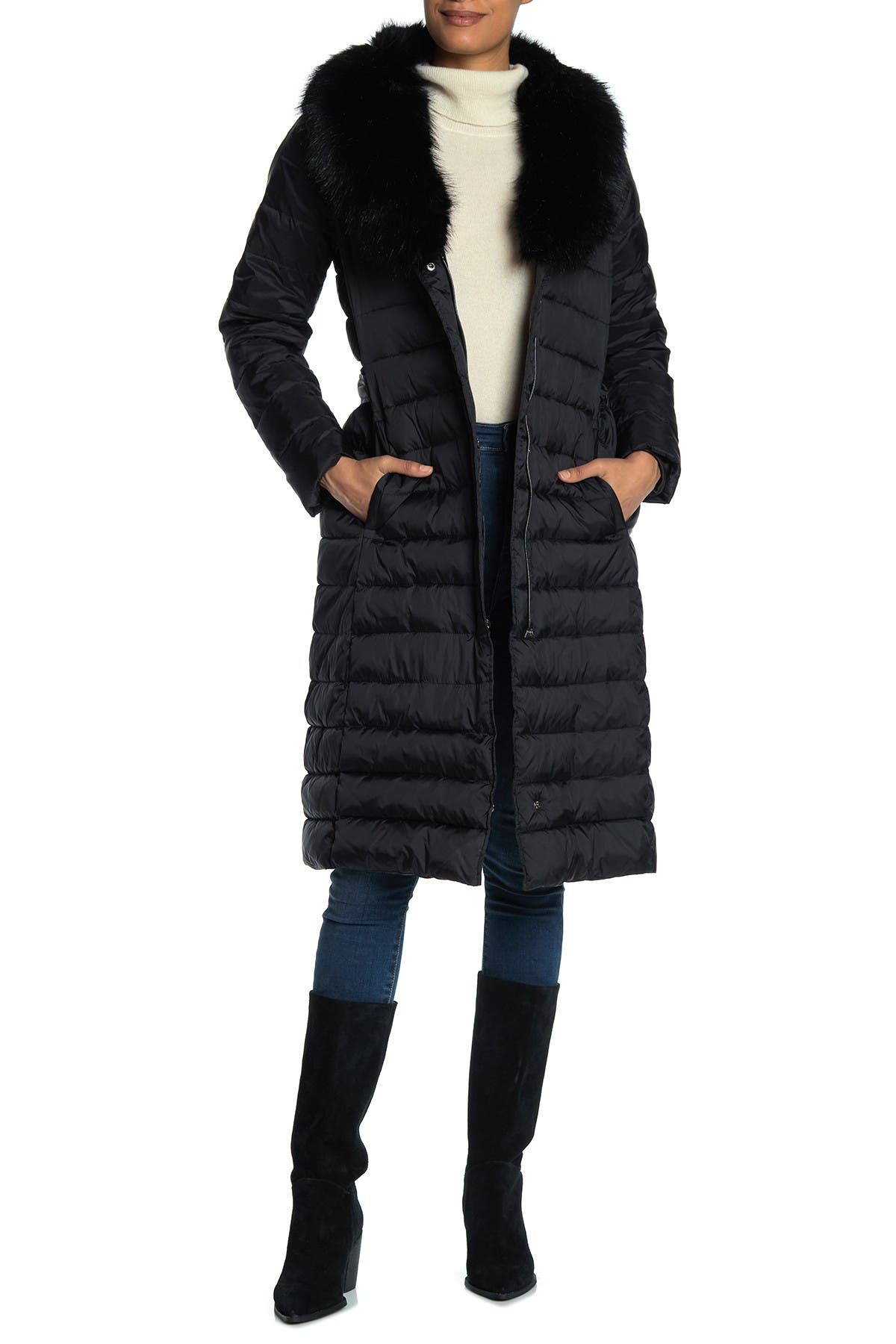 tahari long jacket