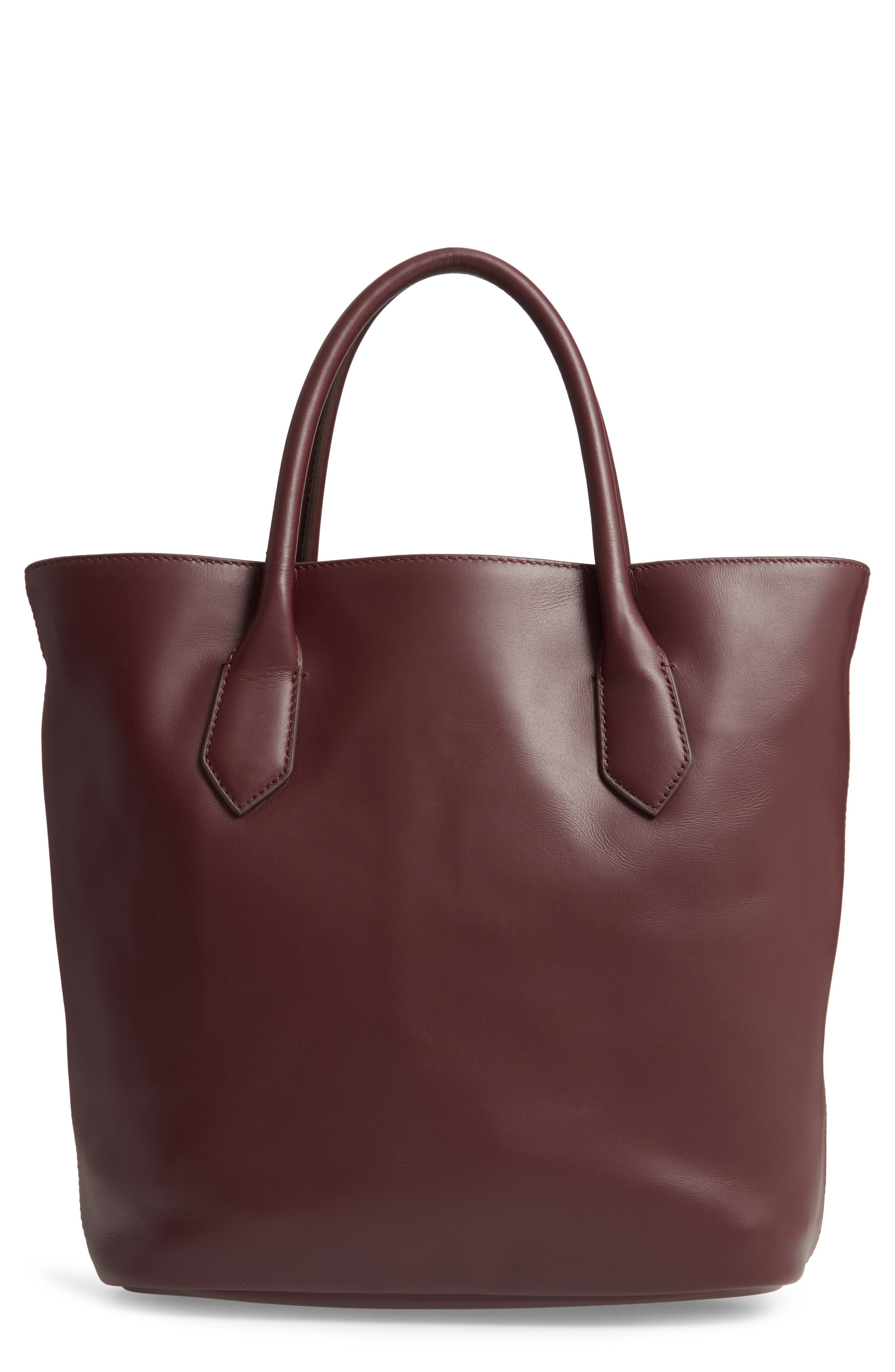 j crew leather tote