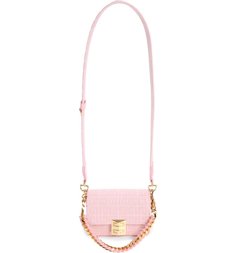 Small 4G Embroidered Canvas & Leather Crossbody Bag