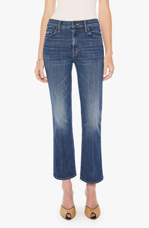 MOTHER The Outsider High Waist Ankle Bootcut Jeans Electric Souvenir at Nordstrom,