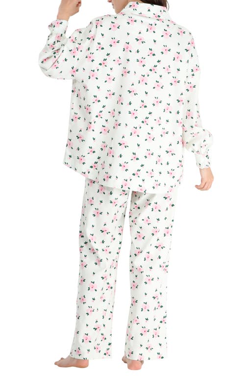 Honeydew Intimates Golden Hour Cotton Twill Pajamas In Cream Floral