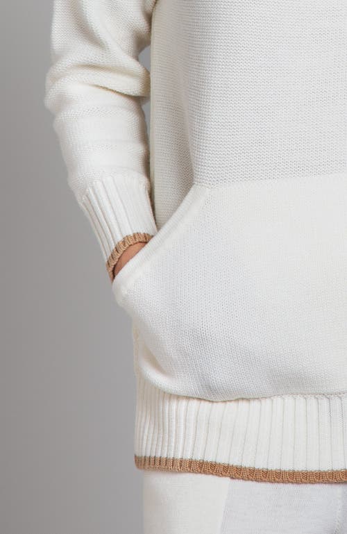 Shop Oyun Cozy Tunic Sweatshirt In Vanilla