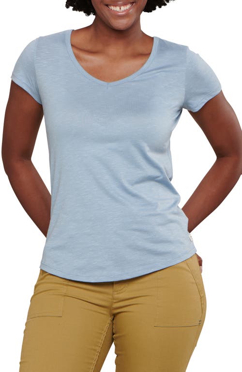 Marley II Organic Cotton Blend T-Shirt in Weathered Blue