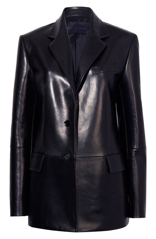 Proenza Schouler Hayes Paneled Leather Jacket In Black