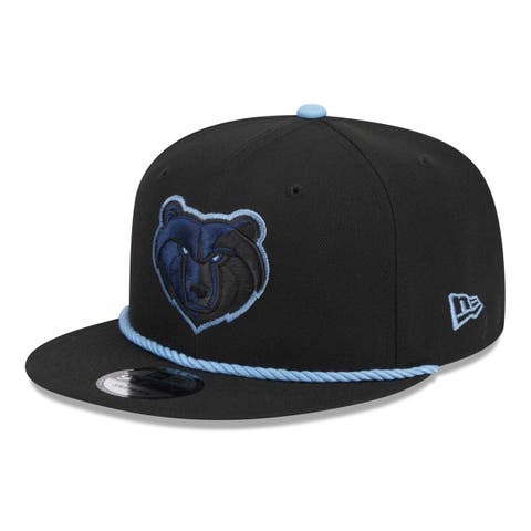 Men's New Era Black Memphis Grizzlies Back Laurels 9FIFTY Snapback Hat