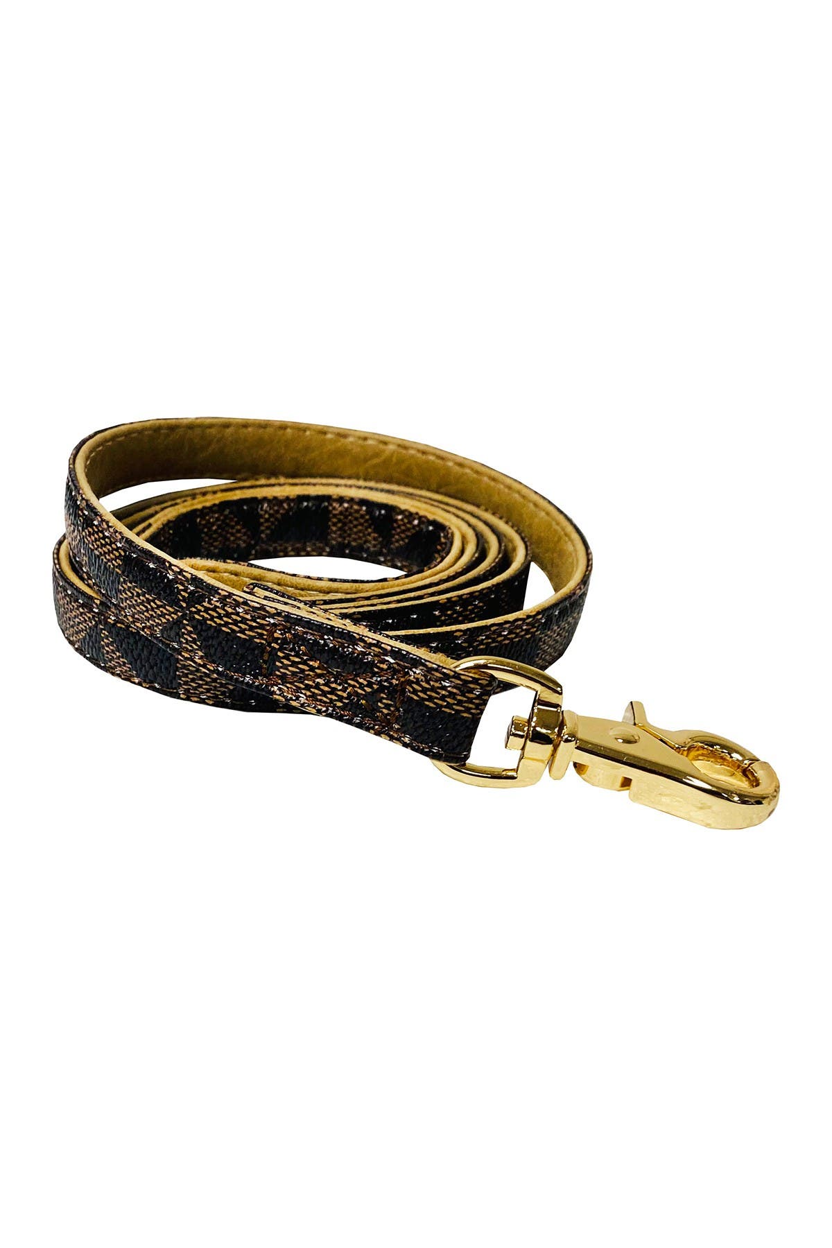 Dogs Of Glamour Evelyn Luxury Leash Brown