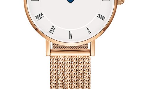Daniel Wellington Petite Mesh Strap Watch, 28mm In Rose Gold