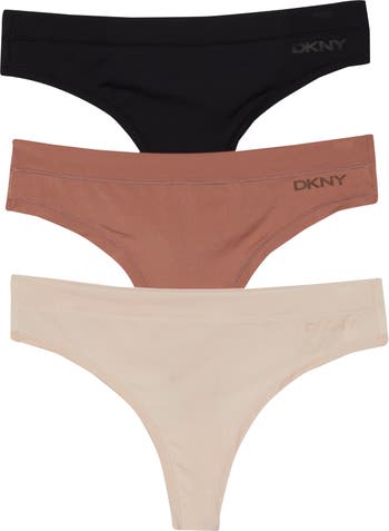 DKNY Active Comfort 3-Pack Thongs