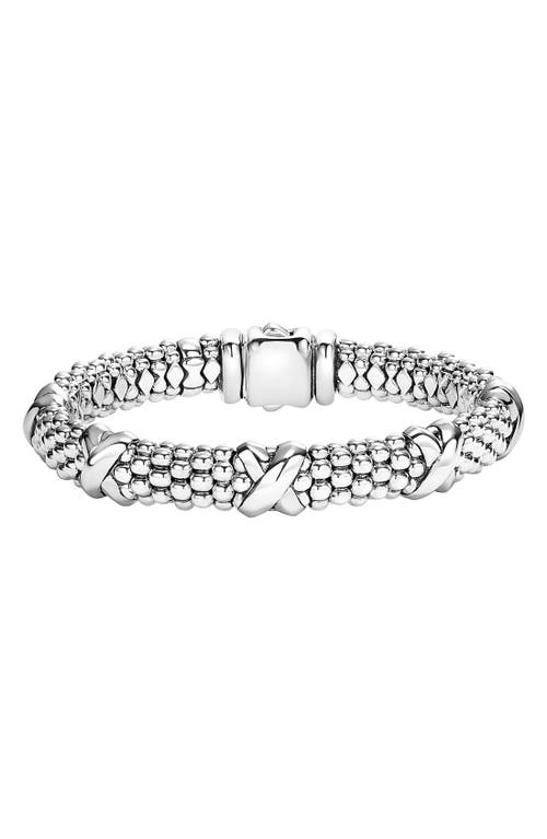 LAGOS Signature Caviar Oval Rope Bracelet in Sterling Silver at Nordstrom
