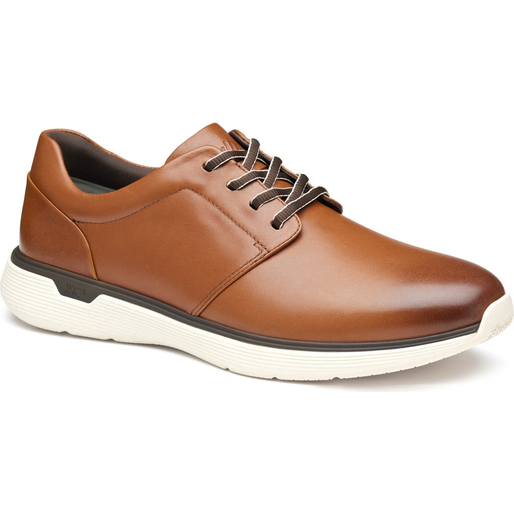 Johnston & Murphy Men's Xc4 Dean Plain Toe Shoe In Tan Full Grain