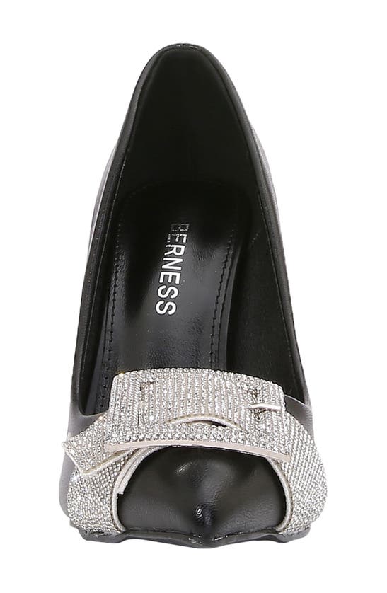 Shop Berness Emery Rhinestone Pump In Black