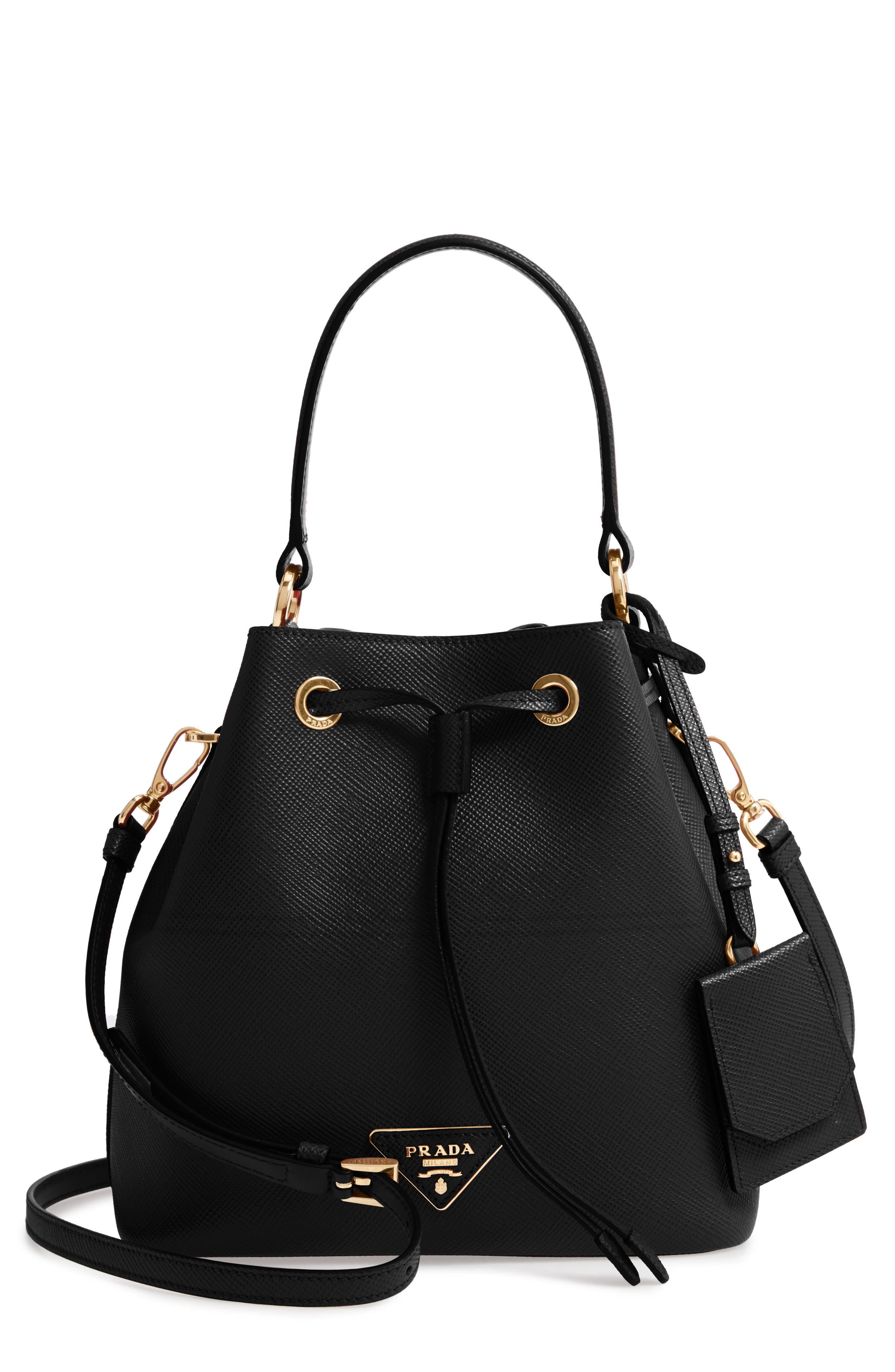 Prada Saffiano Leather Bucket Bag 