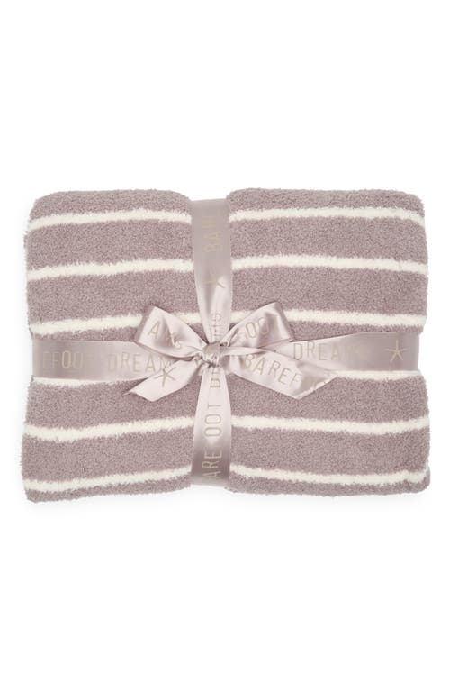 Shop Barefoot Dreams ® Cozychic® Double Stripe Throw Blanket In Sandstone/cream
