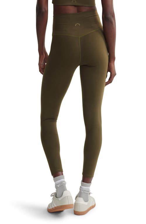 Shop Varley Freesoft™️ High Waist Leggings In Dark Olive