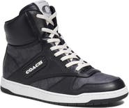 C202 High Top Sneaker In Silver Metallic