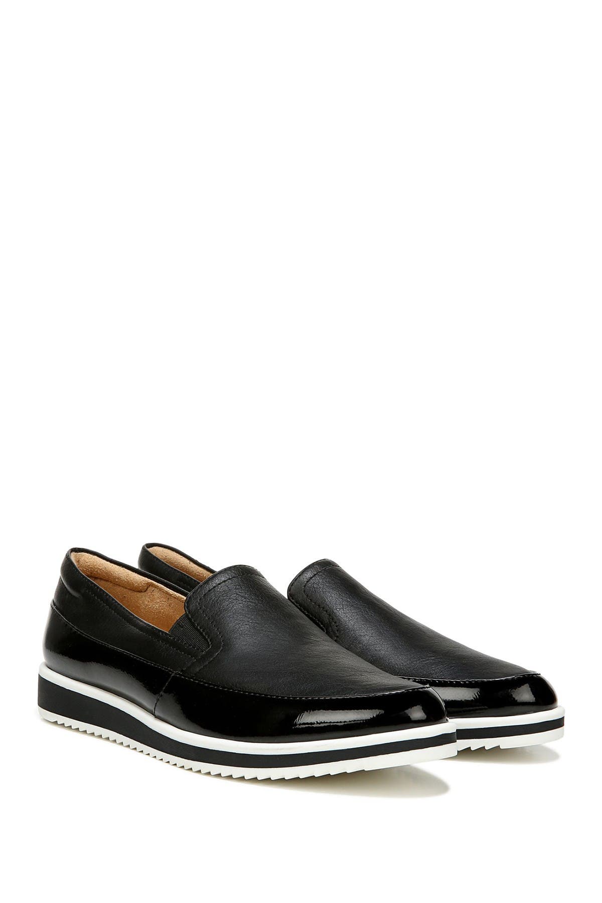 naturalizer black slip on sneakers