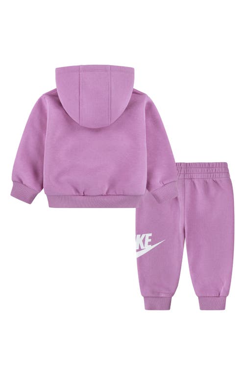 Nike Baby Boys Or Girls Club Fleece Hoodie And Pants, 2 Piece Set In Magic Flamingo