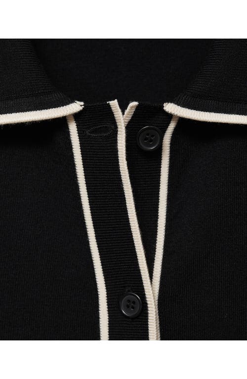 Mango Cardigan In Black