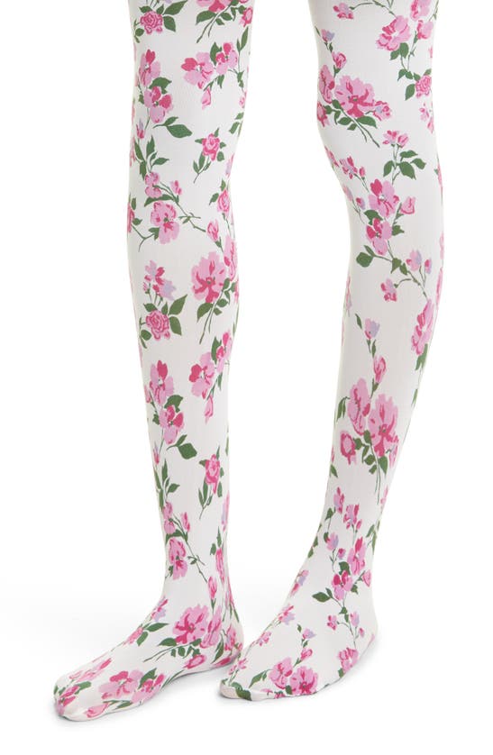 CAFE FORGOT X ZEPHERINA FOUND AT THE TOP OF THE MOUNTAIN FLORAL TIGHTS