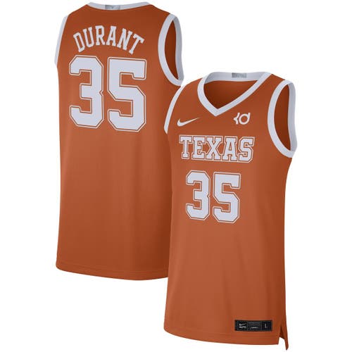 Men's Nike Kevin Durant Texas Orange Texas Longhorns Alumni Limited Basketball Jersey in Burnt Orange