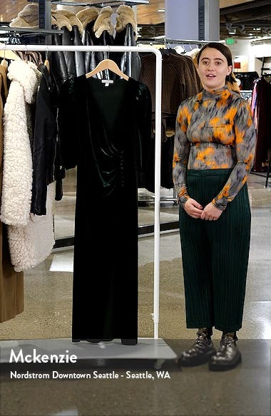 chelsea28 velvet midi dress