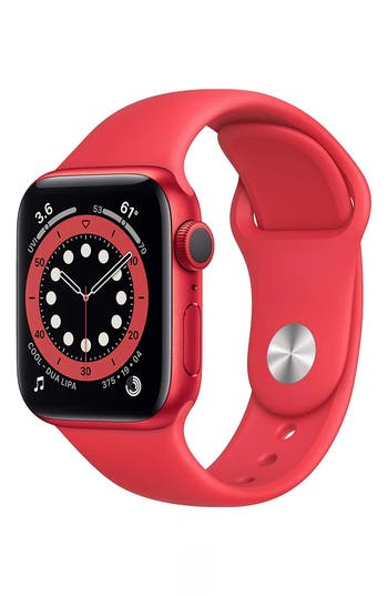 Shop Apple 44mm Series 6 Gps + Cellular  Watch® In Red